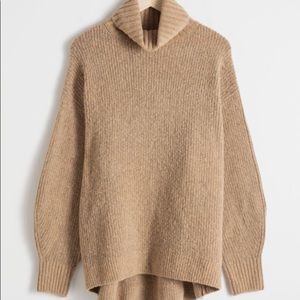 & Other Stories Oversize Turtleneck Sweater